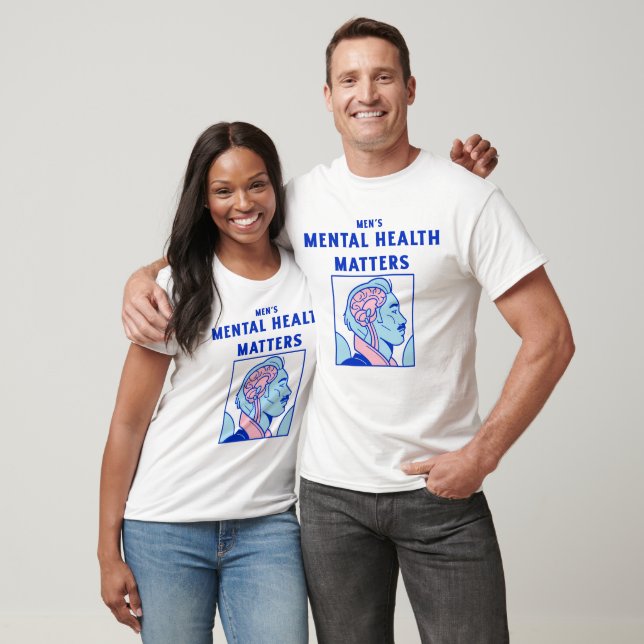 Camiseta Men's Mental Health Matters, Men Tal (Unissex)