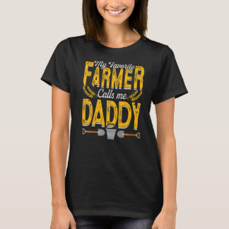 Camiseta Mens Meu Agricultor Favorito Me Chama De Pap De Ag