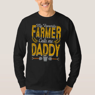 Camiseta Mens Meu Agricultor Favorito Me Chama De Pap De Ag