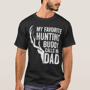 Camiseta Mens Meu Amigo De Caça Favorito Me Chama Pai Deer