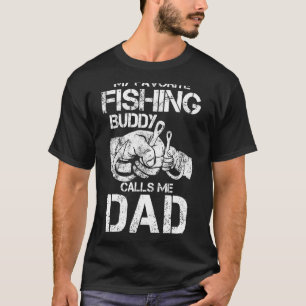 Camiseta Mens Meu Amigo De Pesca Favorito Me Chama Pai Pai