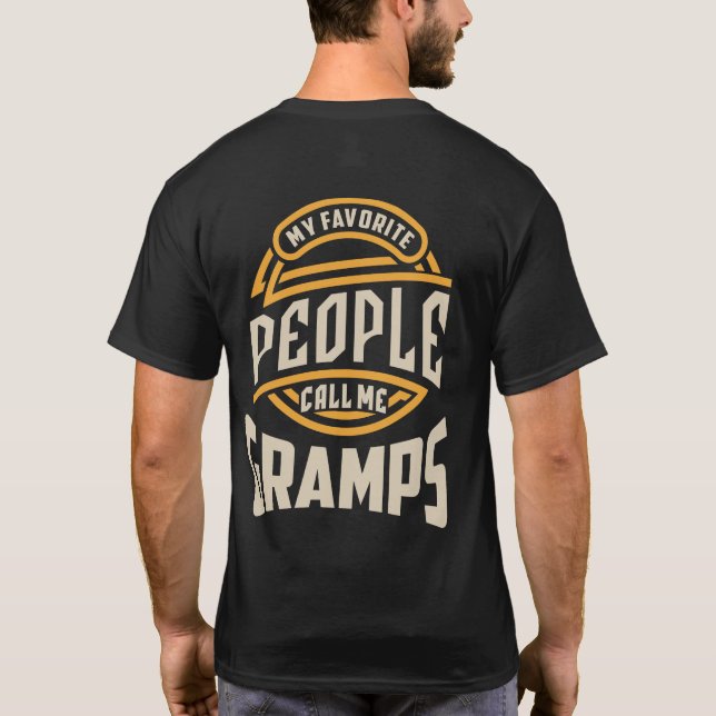 Camiseta Mens Meu Avô Favorito Dão (Verso)