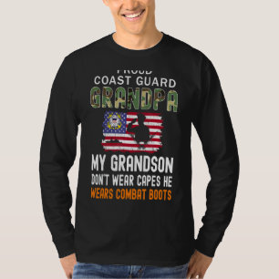 Camiseta Mens Meu Avô Veste Combate Botas Ortoadas Gu