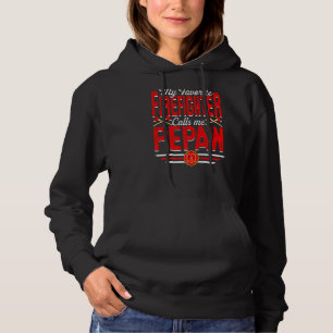 Camiseta Mens Meu Bombeiro Favorito Me Chama Pepaw Firefi