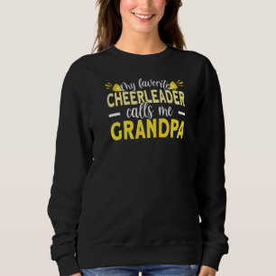 Camiseta Mens Meu Cheerleader Favorito Me Chama Avô Chee