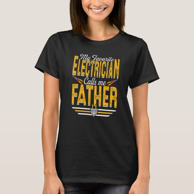 Camiseta Mens Meu Eletrônico Favorito Me Chama Pai (Frente)