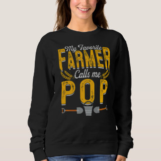 Camiseta Mens Meu Farmário Favorito Me Chama De Pop Fazendo