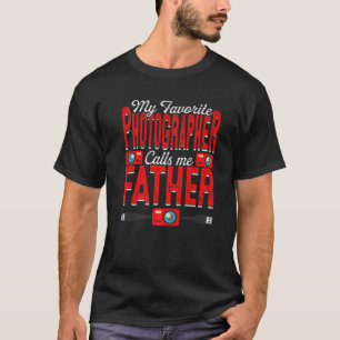 Camiseta Mens Meu Fotógrafo Favorito Me Chama De Pai