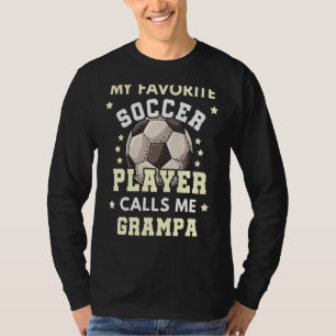 Camiseta Mens Meu Jogador De Futebol Favorito Me Chama De G