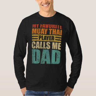 Camiseta Mens Meu Jogador De Muay Tailandês Favorito Me Cha