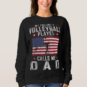 Camiseta Mens Meu Jogador De Voleibol Favorito Me Chama De 