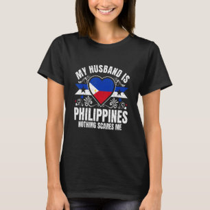 Camiseta Mens Meu Marido É Patrimônio Da Bandeira Do Orgulh
