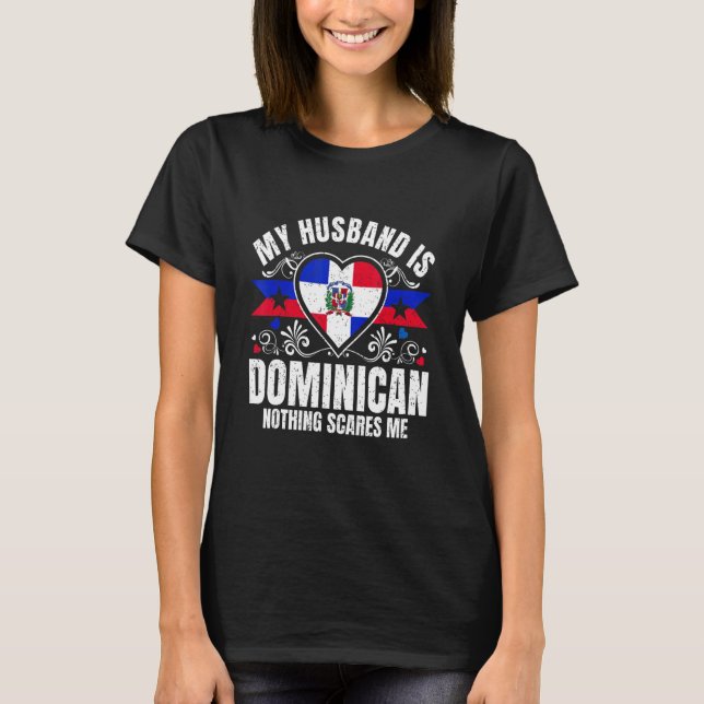 Camiseta Mens Meu Marido É Patrimônio Da Bandeira Do Orgulh (Frente)