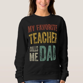 Camiseta Mens Meu Professor Favorito Me Chama Pai Vintage F