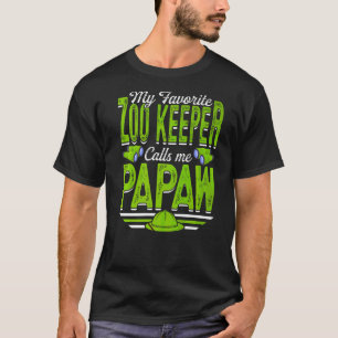 Camiseta Mens Meu Zoo Favorito Me Chama De Animais De Papaç