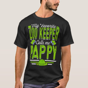 Camiseta Mens Meu Zoo Favorito Me Chama De Animais De Pappy