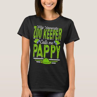 Camiseta Mens Meu Zoo Favorito Me Chama De Animais De Pappy