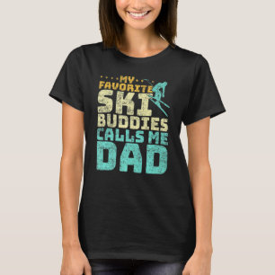 Camiseta Mens Meus Amigos De Esqui Favoritos Me Chamam De E