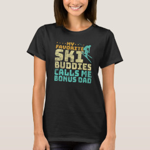 Camiseta Mens Meus Amigos De Esqui Favoritos Me Chamam De E