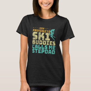 Camiseta Mens Meus Amigos De Esqui Favoritos Me Chamam De S