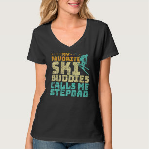 Camiseta Mens Meus Amigos De Esqui Favoritos Me Chamam De S