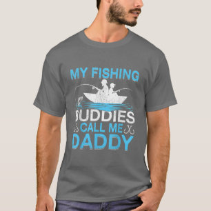 Camiseta Mens Meus Amigos De Pesca Chamam Pais De Pesca Pai
