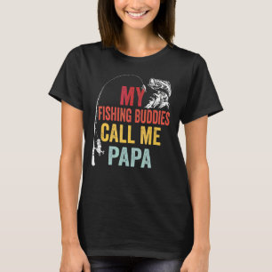 Camiseta Mens Meus Amigos De Pesca Favoritos Me Chamam De P