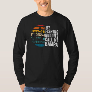 Camiseta Mens Meus Amigos De Pesca Me Chamam De Pescador Ba
