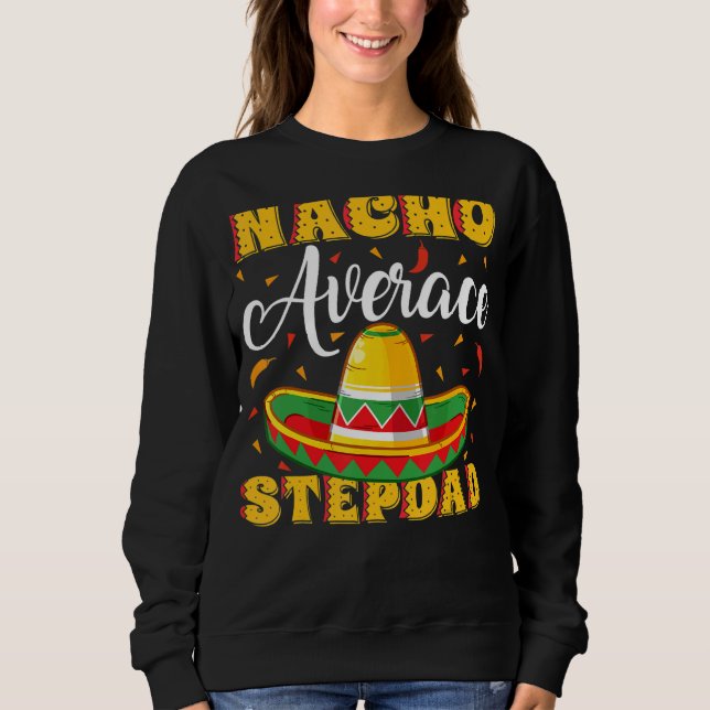Camiseta Mens Mexicanos Sombrero Hat Nacho Média Stepdad Fa (Frente)