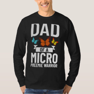 Camiseta Mens Micro Preemie Nicu Enfermeiro Pré-Termo Aware