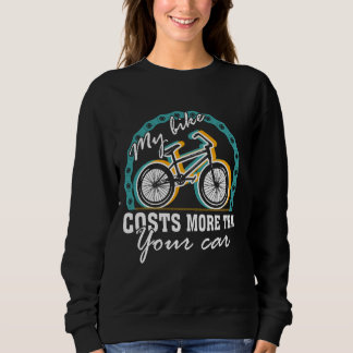 Camiseta Mens Minha Bicicleta Custa Mais Do Que Seu Ciclis 
