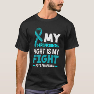 Camiseta Mens Minha Luta De Namorada É Minha Luta De POTES
