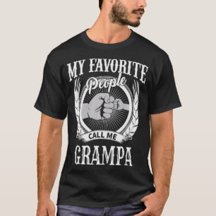 Camiseta Mens Minhas Pessoas Favoritas Me Chamam De Avô De