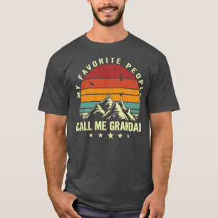 Camiseta Mens Minhas Pessoas Favoritas Me Chamam De Avô Leg