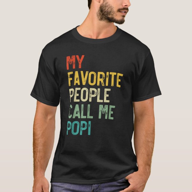 Camiseta Mens Minhas Pessoas Favoritas Me Chamam de Pai Dia (Frente)