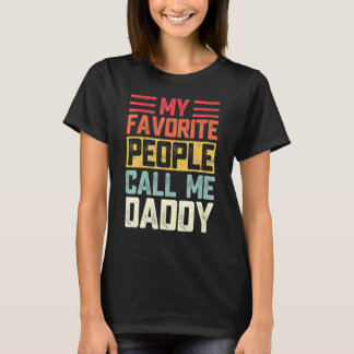 Camiseta Mens Minhas Pessoas Favoritas Me Chamam De Pai Pai