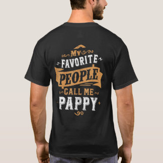 Camiseta Mens Minhas Pessoas Favoritas Me Chamam De Pai Pap