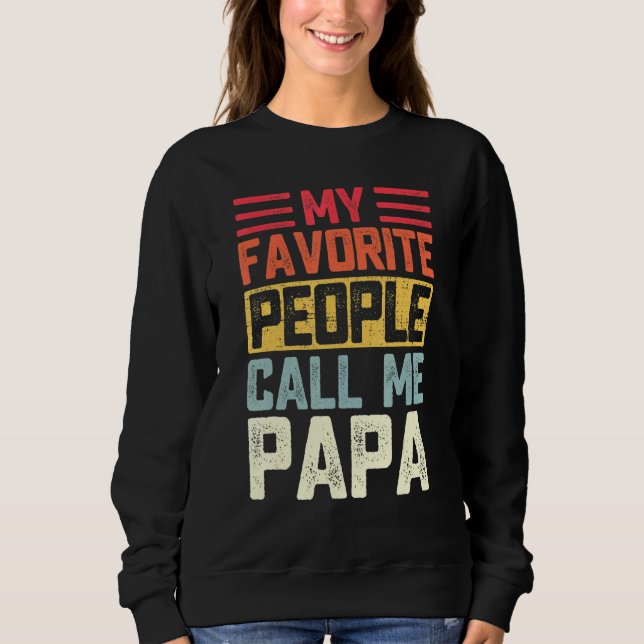 Camiseta Mens Minhas Pessoas Favoritas Me Chamam De Papá Pa (Frente)