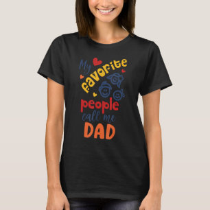 Camiseta Mens Minhas Pessoas Favoritas Me Chamam De Papai P