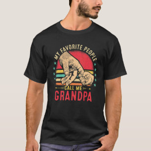 Camiseta Mens Minhas Pessoas Favoritas Me Chamam De Vovô De