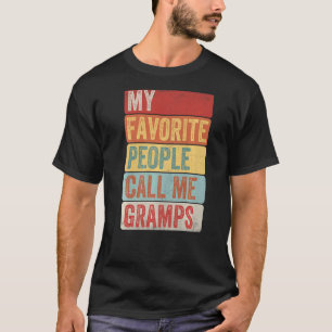 Camiseta Mens Minhas Pessoas Favoritas Me Chamam De Vovô Pa
