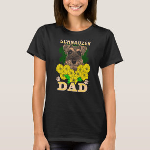 Camiseta Mens Miniatura Schnauzer Cães Mens Schnauzer Cão D