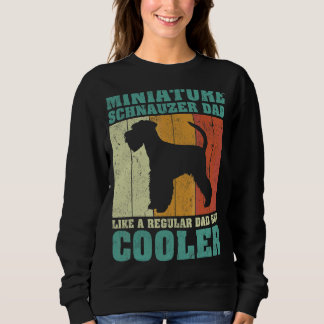 Camiseta Mens Miniatura Schnauzer Pai Como Um Fa De Pai Reg