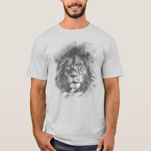 Camiseta Mens Modern TShirt Lion Pop