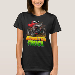 Camiseta Mens Monster Truck Monster Truck Pai Da Pai