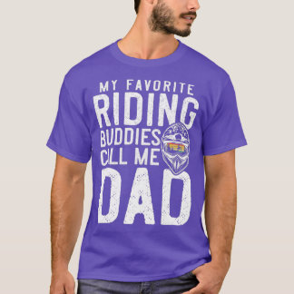 Camiseta Mens Motocross Pai Dirt Bike me Buddy
