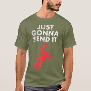 Camiseta Mens Motocross Vai Enviá-Lo Premium