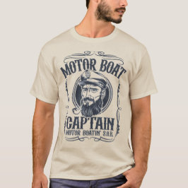 Camiseta Men's Motor Boat Captain Shirt