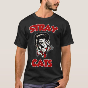 Camiseta Mens Mulheres Banda Gatos De Estrada