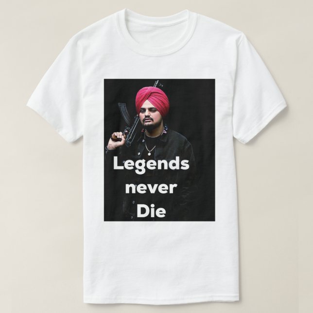 Camiseta Mens Mulheres Indianas Sidhu Cinco Moose Man Wala  (Frente do Design)